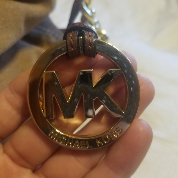 100% AUTHENTIC MICHAEL KORS SUEDE BAG - Picture 2 of 8